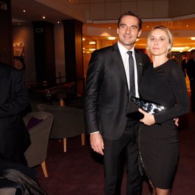 Roman Šebrle s manželkou Evou na archivním snímku.