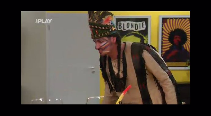 Vladko Dobrovodský během show. 