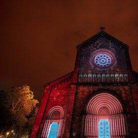 Kostel sv. Cyrila a Metoděje.