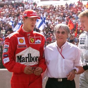 Michael Schumacher v době, kdy závodil.
