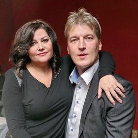 Ilona se svým manželem Radkem Vonešem.