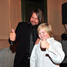 Jiří Pomeje a Artur Štaidl - syn Ivety Bartošové.