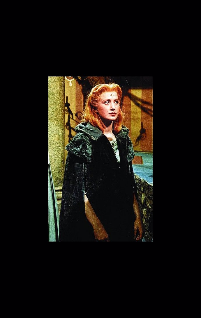 Za mlada ztvárnila princeznu Ladu.