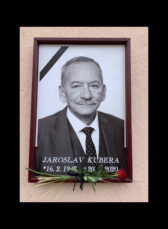 Památka na Jaroslava Kuberu.