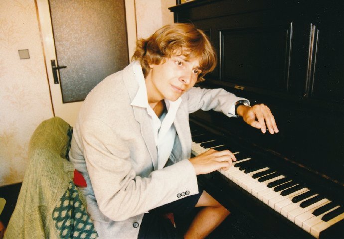 Radek Valenta v mládí. 