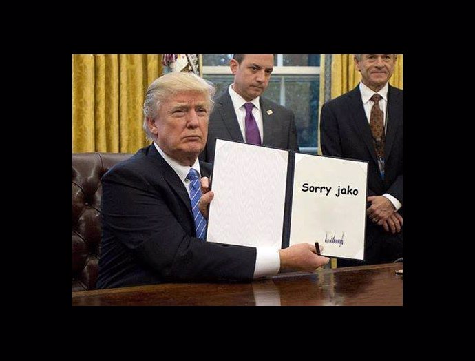 Donald v tom má taky jasno.