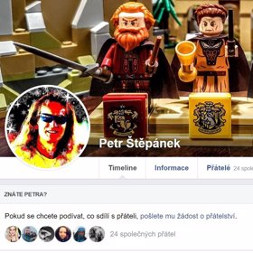 Syn Petra Štěpánka se stará o profil Václava Klause mladšího.