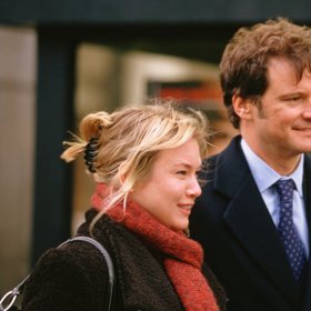 Bridget Jones a Mark Darcy, kterého ztvárnil Colin Firth.