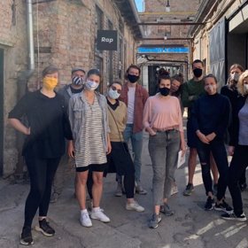 Parta nadšenců z organizace Energii lékařům.