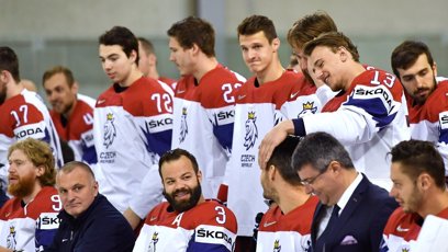 FOTO: Naši borci na MS v hokeji v roce 2019.