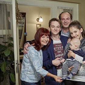 Celá rodina Liškových. 