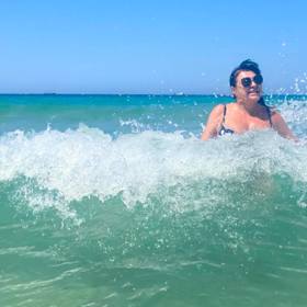 Dagmar Patrasová řádila v oceánu.