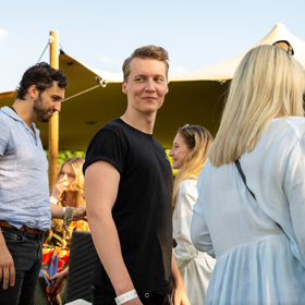 Vojtěch Vodochodský na akci televize Prima.