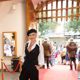 Nesvadbová na premiéře filmu Jan Žižka.