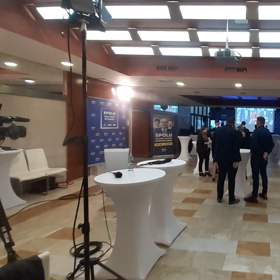 Volební štáb koalice SPOLU.