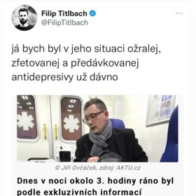K situaci se vyjádřil i novinář Filip Titlbach.