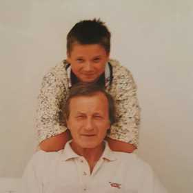 Ondra s tatínkem Radoslavem Brzobohatým.