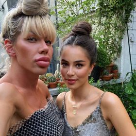 S krásnou slovenskou modelkou Viktórií Podmanickou.