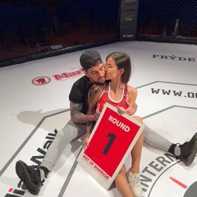 Denisa se svým přítelem. 