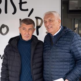 Andrej Babiš s Jaromírem Dědečkem. 