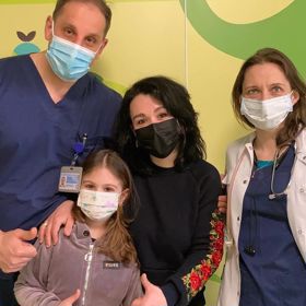 Oksana s jednou z pacientek.