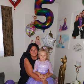 Lejla Růžičková slavila páté narozeniny. 