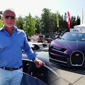 Richard Chlad se svým Bugatti