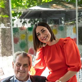 Oslavy 40. narozenin Alex Mynářové se zúčastnil i exprezident Miloš Zeman