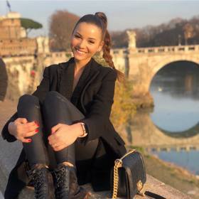 Úsměvu Hany neodolal ani ostrostřelec českého týmu.