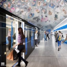 Vizualizace stanice Olbrachtova.