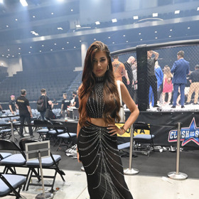 Na Clash of the Stars nemohla chybět krásná Dominique Alagia.