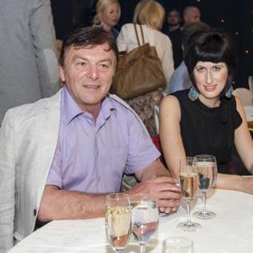 Pavel Trávníček se ženou Monikou