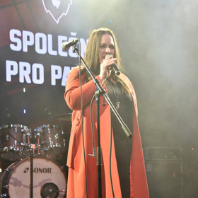 Jitka Čvančarová na akci Společně pro Pavla.