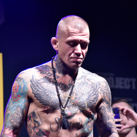 Václav Mikulášek na vážení.