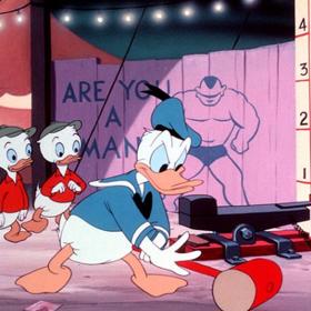 Legendární nešika kačer Donald.