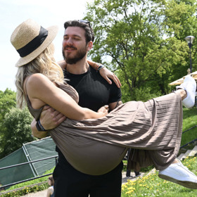 Barbora Mottlová s přítelem Davidem. Našla si svalnatého sympaťáka, který získává medaile ve fitness soutěžích.