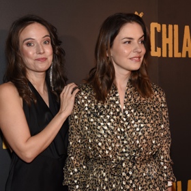 Voříšková si na sebe vzala černé šaty.