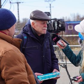 Nejčastěji z Ukrajiny utíkaly matky z dětmi, vidět byl ale i důchodce.
