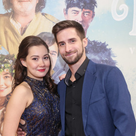 Herečka Sabina Rojková a Tomáš Smička na premiéře pohádky Největší dar.