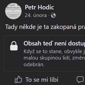 Pravda bývá někdy složitá tak, až je příspěvek smazán jako nepravdivý.
