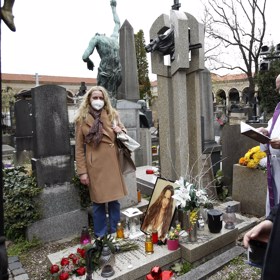 Akce se zúčastnilo několik jejích velmi blízkých osob.