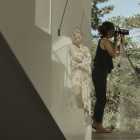 Modelka Helena Houdová jako severská šamanka.