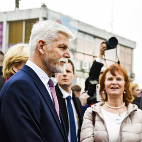 Prezident Petr Pavel na návštěvě Slovenska.