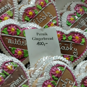 Perníčky na Mírovém náměstí.
