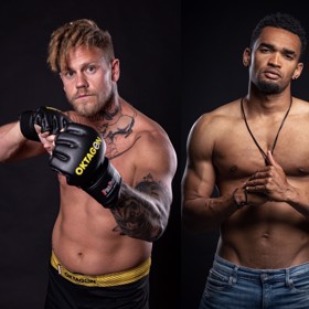 Adam se těší na pořádnou rvačku.