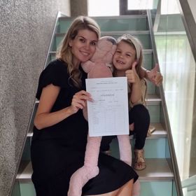Iveta se pochlubila dcerou Anetkou, která půjde v září do druhé třídy.