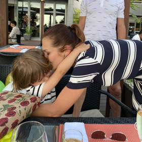 Jana Doleželová se svou dcerou.