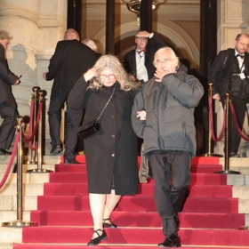 Oldřich Kaiser se svou druhou manželkou Dagmar Vokatou. 