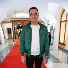 Roman Šebrle na premiéře filmu Děti Nagana.