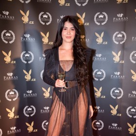 Lady Dee na Playboy party. 